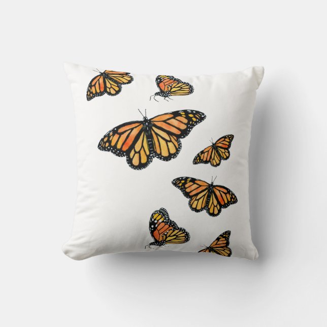 Monarchschmetterling Kissen (Vorderseite)