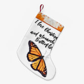 Monarchschmetterling Kleiner Weihnachtsstrumpf (Vorderansicht (hängend))