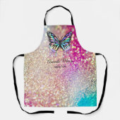 Monarchschmetterling Life Coach holografische Trop Schürze (Vorderseite)