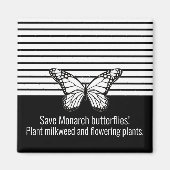 Monarchschmetterling Magnet (Vorne)