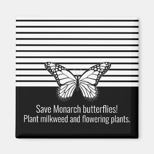 Monarchschmetterling Magnet (Vorne)
