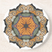 Monarchschmetterling Mandala Untersetzer (Vorne)