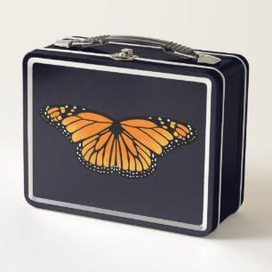Monarchschmetterling Metall Brotdose