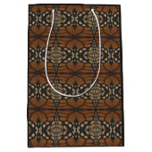 Monarchschmetterling, Nah nach Wiederholungsmuster Mittlere Geschenktüte (Vorderseite)