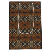 Monarchschmetterling, Nah nach Wiederholungsmuster Mittlere Geschenktüte (Rückseite)