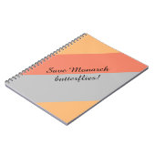 Monarchschmetterling Notizblock (Linke Seite)