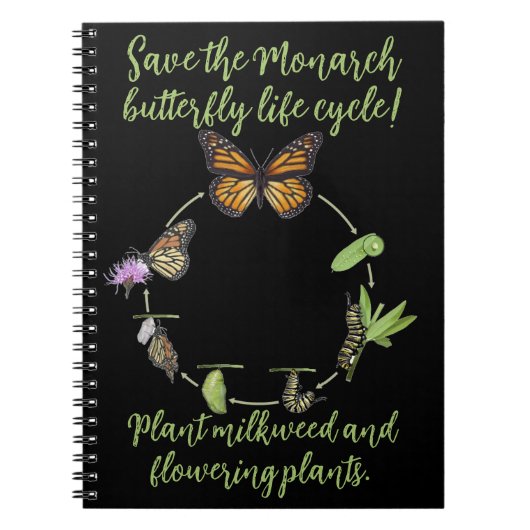 Monarchschmetterling Notizblock (Vorderseite)