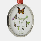 Monarchschmetterling Ornament Aus Metall (Rechts)