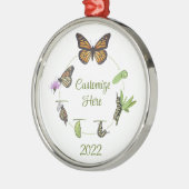 Monarchschmetterling Ornament Aus Metall (Links)