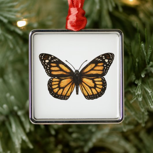 Monarchschmetterling Ornament Aus Metall (Baum)