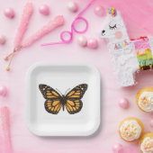 Monarchschmetterling Pappteller (Party)