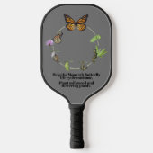 Monarchschmetterling Pickleball Schläger (Vorderseite)