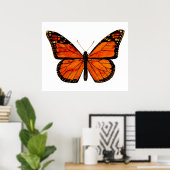 Monarchschmetterling Poster (Heimbüro)