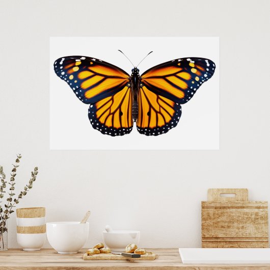 Monarchschmetterling Poster (Küche)