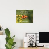 Monarchschmetterling Poster (Heimbüro)