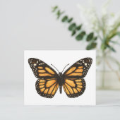 Monarchschmetterling Postkarte (Stehend Vorderseite)