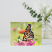 Monarchschmetterling Postkarte (Stehend Vorderseite)