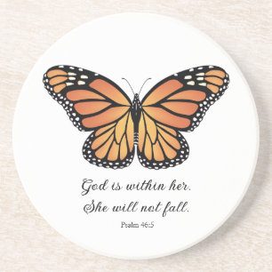 Monarchschmetterling Sandstone Untersetzer Christl