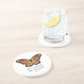 Monarchschmetterling Sandstone Untersetzer Christl (Seite)