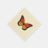 Monarchschmetterling Serviette (Ecke)