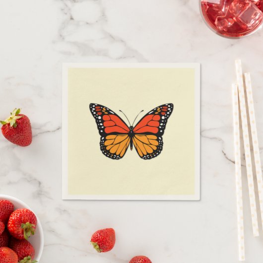 Monarchschmetterling Serviette (Beispiel)