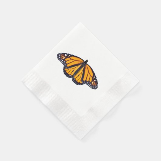 Monarchschmetterling Serviette (Ecke)