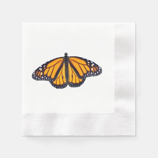 Monarchschmetterling Serviette (Vorderseite)