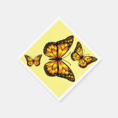MONARCHSCHMETTERLING SERVIETTE (Ecke)