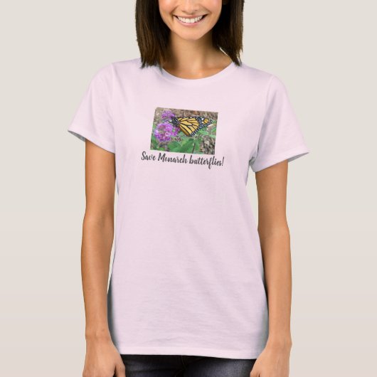 Monarchschmetterling-T - Shirt (Vorderseite)
