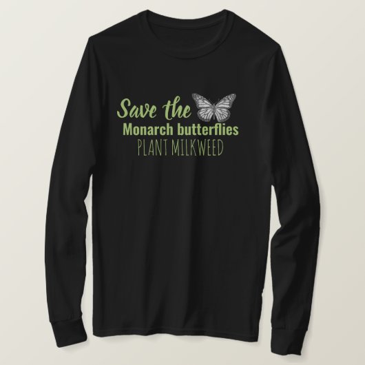 Monarchschmetterling T-Shirt (Design vorne)