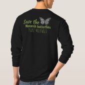 Monarchschmetterling T-Shirt (Rückseite)