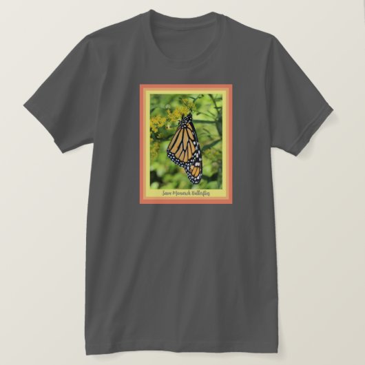 Monarchschmetterling T-Shirt (Design vorne)
