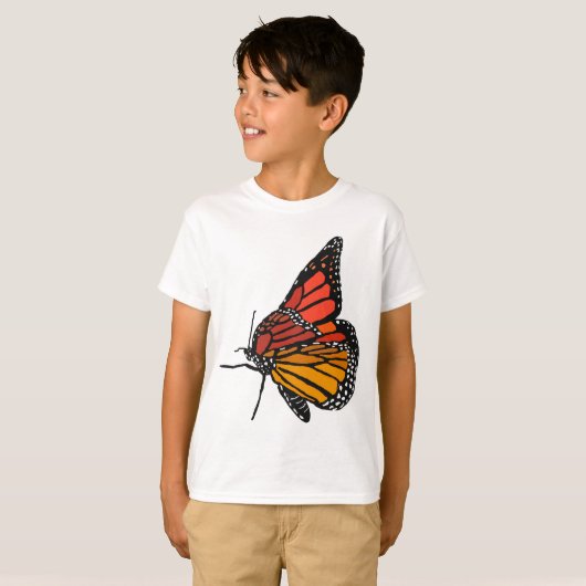 Monarchschmetterling T-Shirt (Vorne ganz)