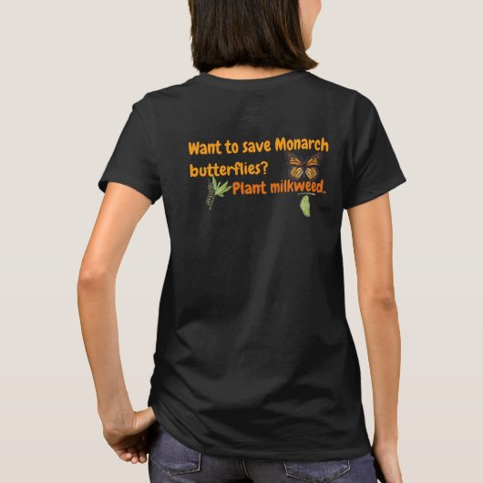 Monarchschmetterling T-Shirt (Rückseite)