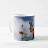 Monarchschmetterling-Tasse Kaffeetasse (Vorderseite Links)