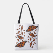 Monarchschmetterling über die Drucktasche Tasche (Rückseite)