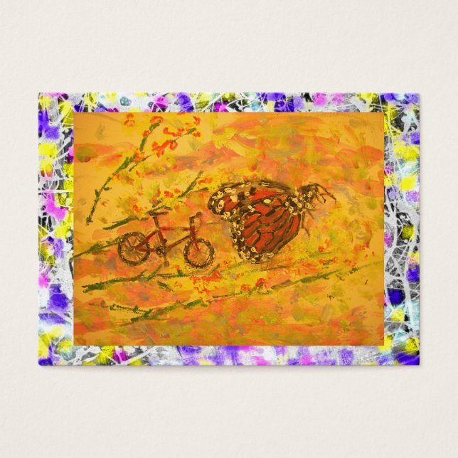 Monarchschmetterling und Tropfen (Vorderseite)