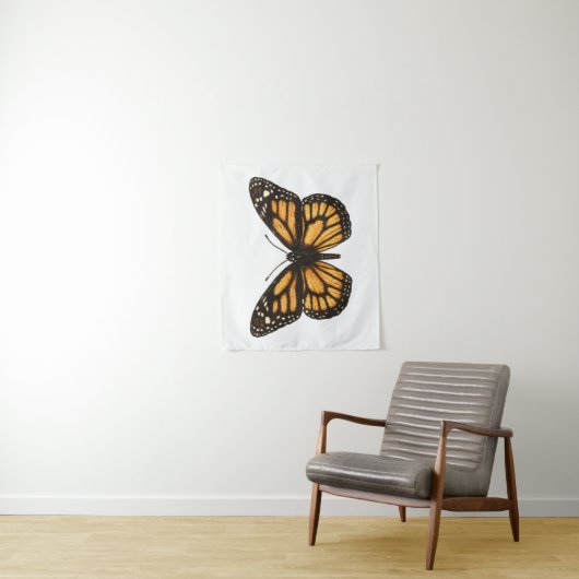 Monarchschmetterling Wandteppich (Beispiel)