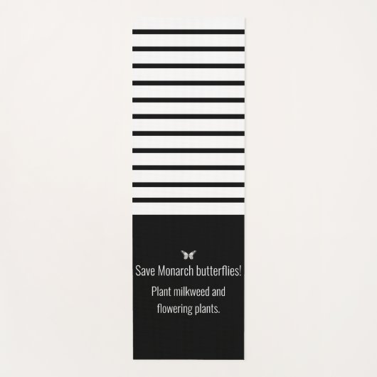 Monarchschmetterling Yogamatte (Vorderseite)