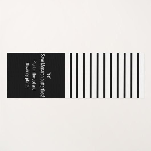 Monarchschmetterling Yogamatte (Vorderseite (Horizontal))