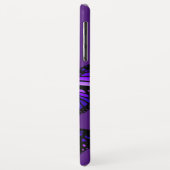 Monarchschmetterlinge auf Lila Case-Mate iPhone Hülle (Hinten/Links)