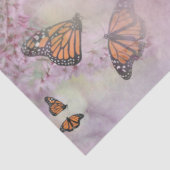 Monarchschmetterlinge blühen seidenpapier (Detail)