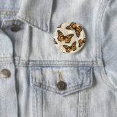 Monarchschmetterlinge Button (Beispiel)