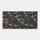 Monarchschmetterlinge elegante Blütenpracht mit Na Schreibtischunterlage (Vorderseite)