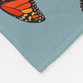 Monarchschmetterlinge Fleecedecke (Ecke)