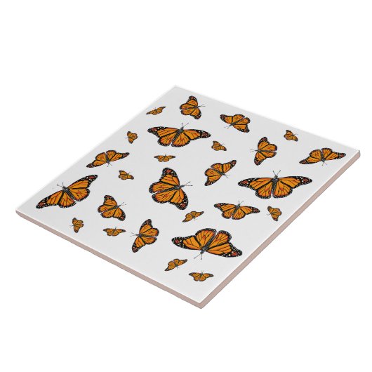 Monarchschmetterlinge Fliese (Seite)