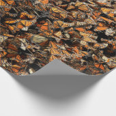 Monarchschmetterlinge, Geschenkpapier (Ecke)