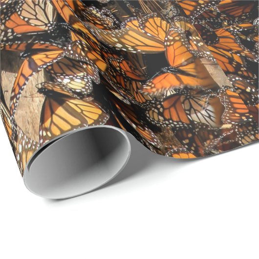Monarchschmetterlinge, Geschenkpapier (Rolleneckpunkt)