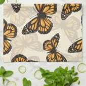 Monarchschmetterlinge Geschirrtuch (Gefaltet)