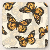 Monarchschmetterlinge Getränkeuntersetzer (Vorderseite)